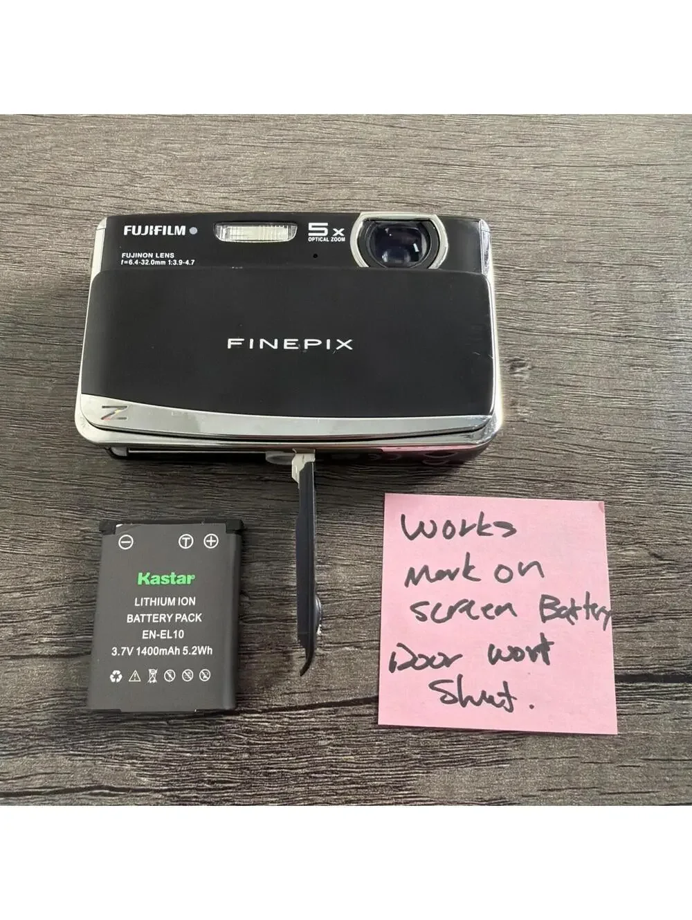 Fujifilm Finepix Z90 14MP 5X Zoom Digital CAMERA ONLY TESTED WORKING